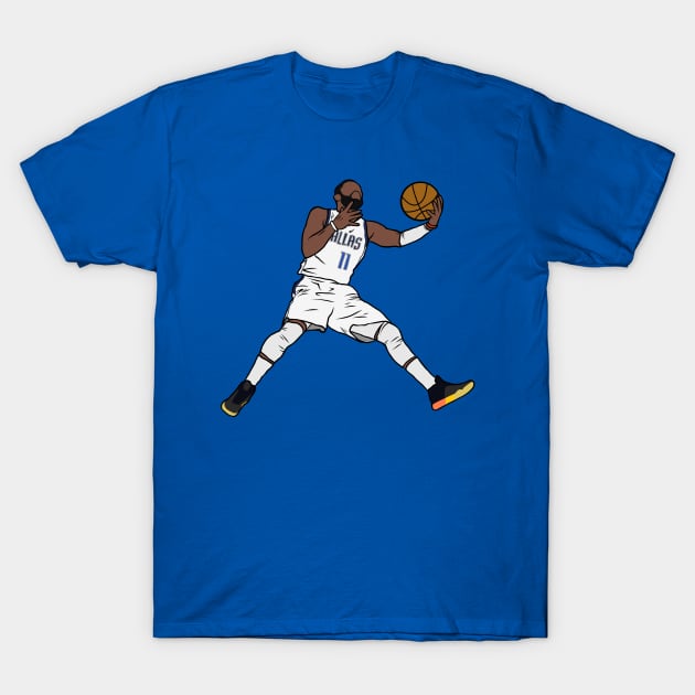 Kyrie Irving Dallas Layup T-Shirt by rattraptees